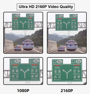 4K Dash Cam With GPS Dual Lens Night Vision 24 Hour Parking - stepyours.com