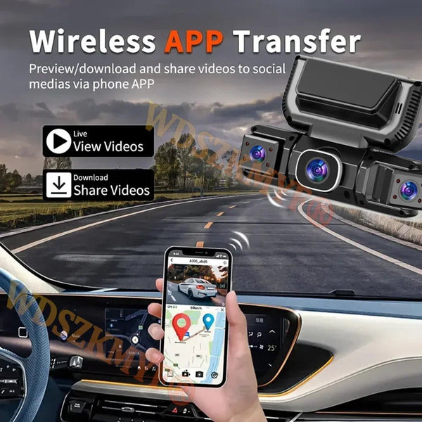 4 Camera 360 Degree Car DVR Dash Cam 1080P WiFi Front Rear Parking Monitor Gift - stepyours.com