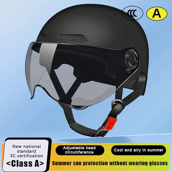 Cartoon Half Helmet With Goggles — product view 8