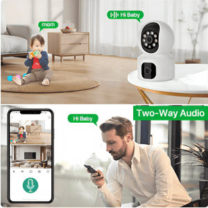 Tuya 8MP Dual Lens WiFi IP Camera - Color Night Vision With Auto Tracking - stepyours.com
