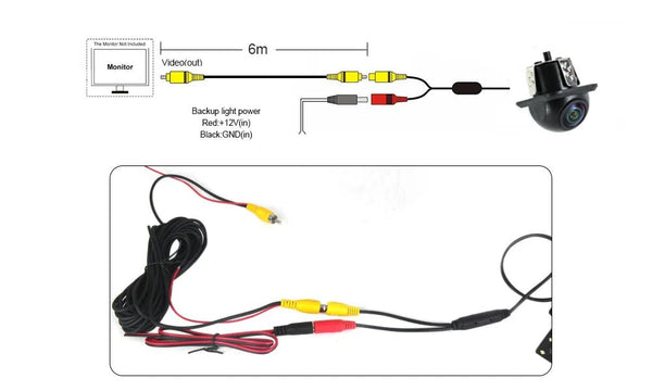 IP68 Waterproof 180 Degree Auto Parking Assist Rear View Camera 1080P AHD - stepyours.com