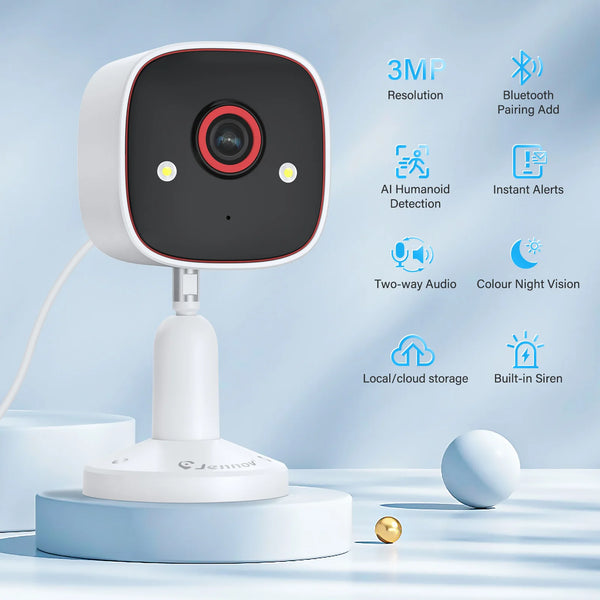 Jennov 2K Wireless Security Camera IP66 Waterproof Color Night Vision Outdoor - stepyours.com