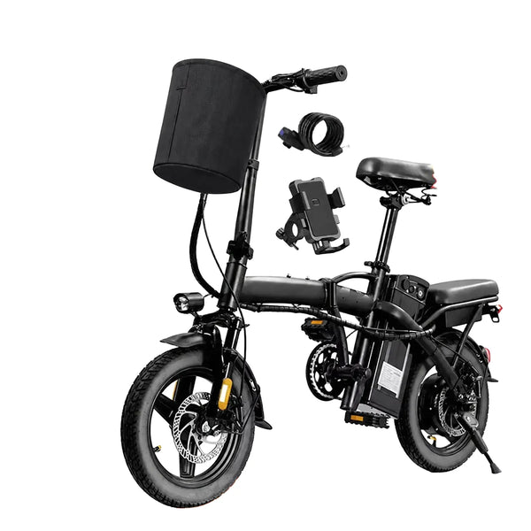 Compact Foldable E Bike - Detachable Battery — product view 1