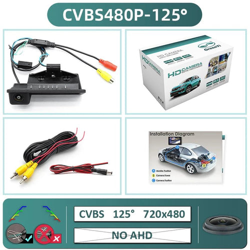 GreenYi AHD 1080P BMW 3 And 5 Series Rear View Camera Night Vision 170 Degree - stepyours.com