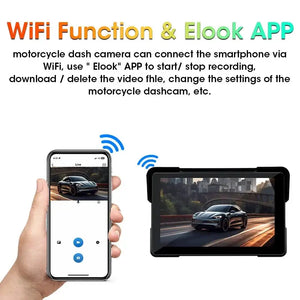 Jansite Moto Screen - Wireless CarPlay Waterproof - 7 inch Carplay 64G product image