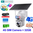 SHIWOJIA Solar 4G Security Camera With 360 Night Vision And 36X Zoom - stepyours.com