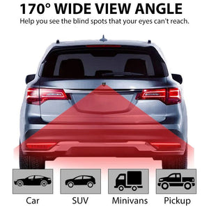 Car Front Rear Side View Camera 170 Degree Fisheye Night Vision Waterproof - stepyours.com