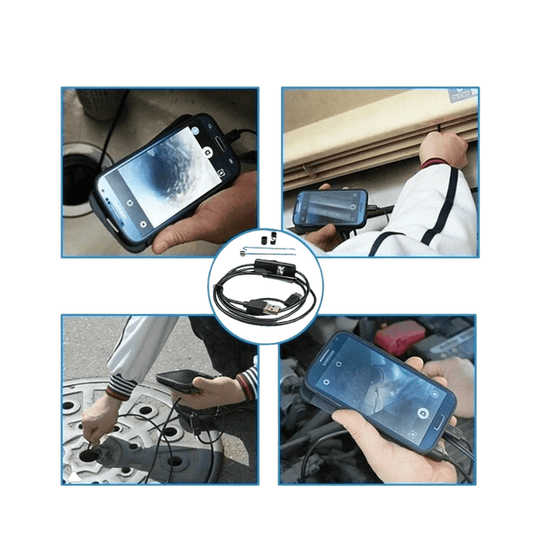 5.5mm Sewer Endoscope Type C Mini Camera For Android Compact Borescope Hooks - stepyours.com