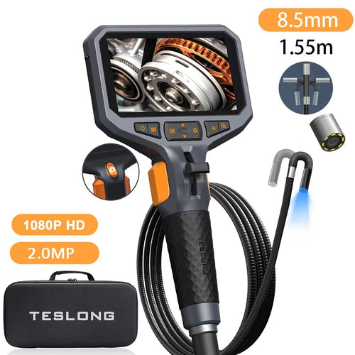 Teslong TD450S Borescope Four Point Five Inch Articulating Endoscope 1080P - stepyours.com