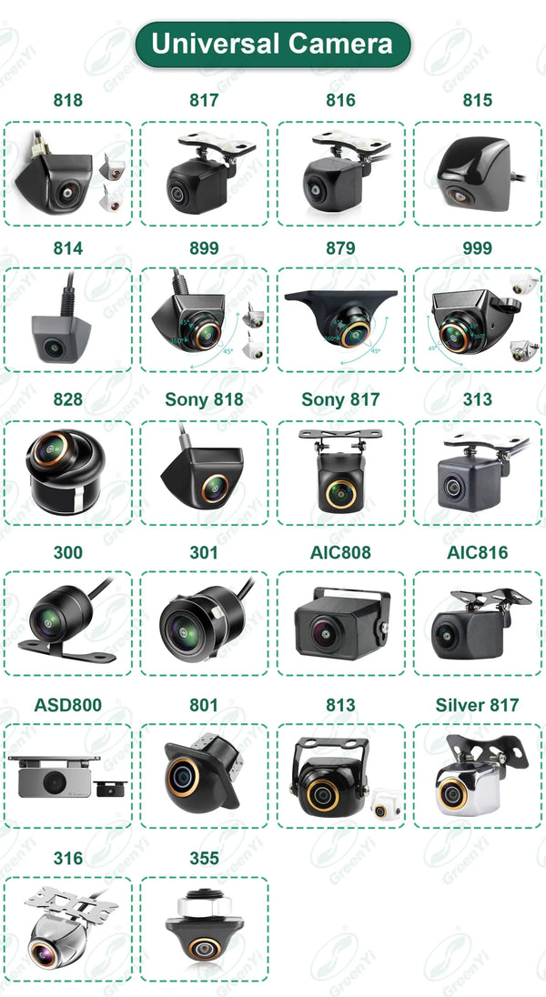 GreenYi AHD 1080P Car Rear View Camera Full HD Night Vision 170 Degree Lens C816 - stepyours.com