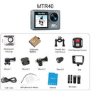 Ourlife MTR40 5K Action Camera IPS Touch Screen 170 Degree Waterproof 30M WiFi - stepyours.com