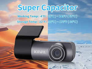 Kawa D5 2K Dash Cam For Car With WiFi App And Voice Control WDR DVR - stepyours.com