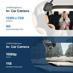 Jimi JC400P 4G Car Camera Dual 1080P Live Stream GPS Tracking WiFi Dash Cam - stepyours.com