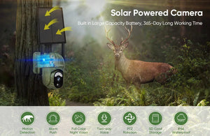 Solar Security Master LS Vision 4MP Wireless Outdoor Camera IP66 Waterproof 4G - stepyours.com