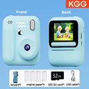 Color Printing Thermal Print Kids Instant Camera 32GB 1080P Digital Gift - stepyours.com