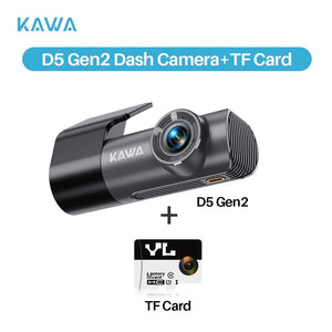 Kawa D5 2K Dash Cam For Car With WiFi App And Voice Control WDR DVR - stepyours.com