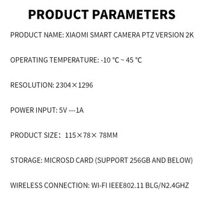 Xiaomi 360 Degree PTZ 2K AI Security Camera AI Human Detection Night Vision - stepyours.com