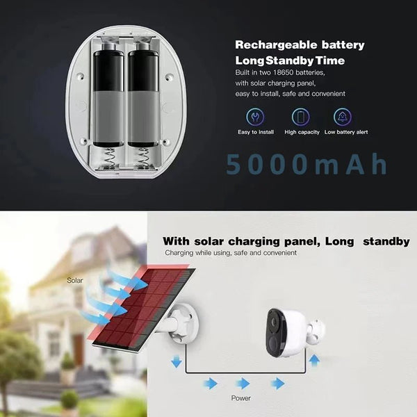 HEIYOUCAM BW4 Wireless Outdoor Security Camera - 2K 3MP Battery 2 Way Audio - stepyours.com