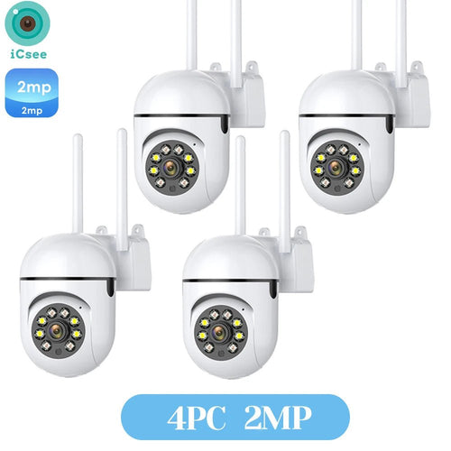 Smart 4MP Wireless Outdoor PTZ Camera With AI Auto Tracking Night Vision - stepyours.com