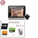 Yuezhe 3MP Door peephole camera icam365 4.3 IPS Screen Night PIR wifi Phone wireless Camera Security protection for Smart Home by stepyours.com