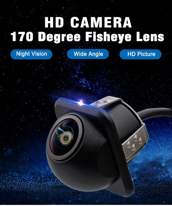 Smartour 4K CCD Fisheye Car Rear View Camera Night Vision With Parking Line - stepyours.com