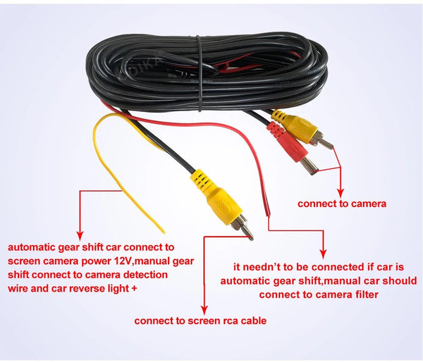 AHD 1920x1080P Car Rear Camera For VW Audi Skoda 170 Degree Wide View - stepyours.com