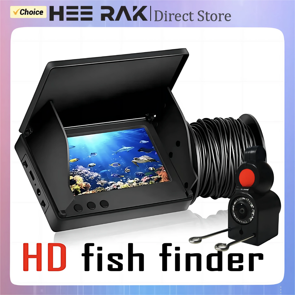 Portable Fish Depth Finder Handheld 1080P Underwater Camera With 4.3 Inch LCD - stepyours.com