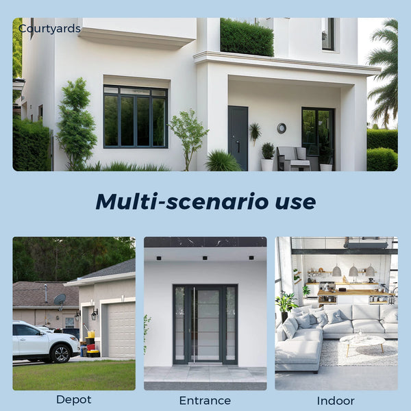 BESDER 15MP WiFi Outdoor PTZ Camera With Auto Tracking 5X Digital Zoom CCTV - stepyours.com