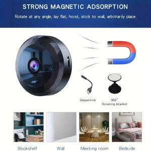 Wireless Mini WiFi Security Camera Night Vision Motion Detection And App Control by stepyours.com
