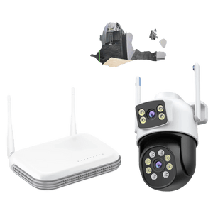 BESDER 15MP WiFi Outdoor Camera Dual Screen 10X Zoom PTZ Security IP Cam - stepyours.com