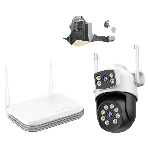 BESDER 15MP WiFi Outdoor Camera Dual Screen 10X Zoom PTZ Security IP Cam - stepyours.com