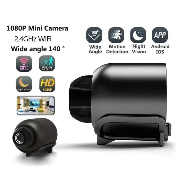 1080P Mini Wireless Night Vision Portable Surveillance Camera Motion Detection - stepyours.com