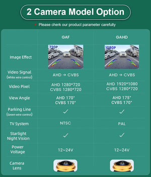 AHD 1080P Rear View Camera for VW Passat Golf Jetta Polo 170 Degree Wide - stepyours.com