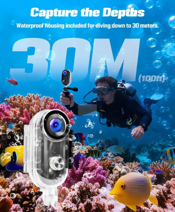 4K Motorcycle Mini Action Camera WiFi POV Recorder Lightweight Sport Cam - stepyours.com