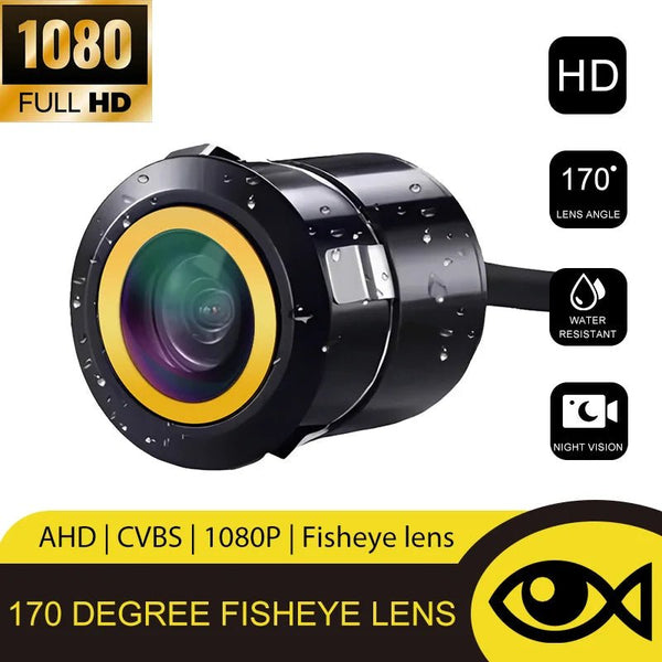 AHD 1080P Car Front And Rear View Reversing Camera 170 Degree Fisheye Lens - stepyours.com