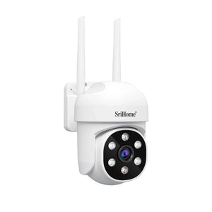 Srihome SH061 Wireless PTZ AI 1080P Home Security Camera Night Vision CCTV - stepyours.com