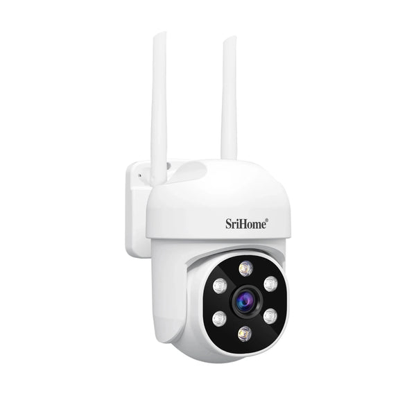 Srihome SH061 Wireless PTZ AI 1080P Home Security Camera Night Vision CCTV - stepyours.com