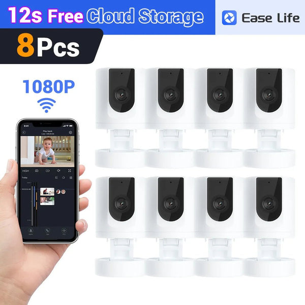 Indoor Pet Camera With Phone App 1080P WiFi Security Camera Foldable - stepyours.com
