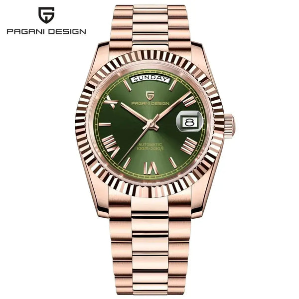 PAGANI DESIGN DD36 Men's Watches Rose Gold Luxury Automatic Watch For Men Mechanical Wristwatches Sapphire Mirror Clock Gift Man
