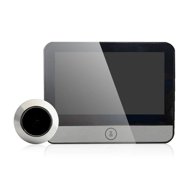 4.3 "IPS Large Capacity Display Doorbell Peep Hole Smart Cat Eye Digital Door Camera 120 ° 2K300W Pixel Doorbell Outdoor Monitor by stepyours.com