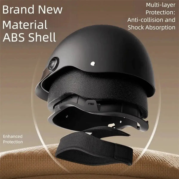 Vintage Electric Bicycle Helmet — product view 2