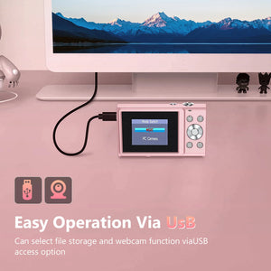 4K Vlogging Camera 42.4MP Sensor With 2.8 Inch Screen Camcorder For Photography - stepyours.com