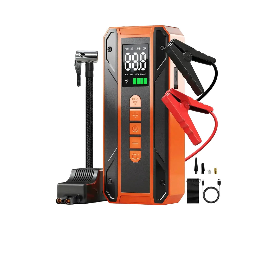 Portable Jump Starter And Air Pump Combo — product view 1