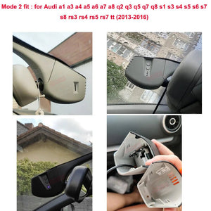 Plug And Play Audi Dash Cam With App Control 1080p Front Camera A3 A4 A5 A6 Q5 Q7 - stepyours.com