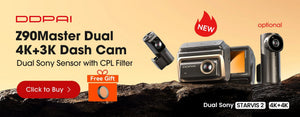 DDPAI Z50 Pro Dash Cam 4K Car DVR With 3 Inch IPS Screen GPS ADAS WiFi - stepyours.com