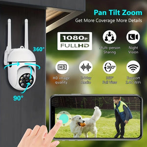 BoyKeep Wireless 1080P Security Camera Outdoor TwoWay Audio 360 NightVision - stepyours.com