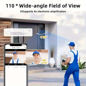 1080P WiFi Window Camera Full Color Night Vision Two Way Audio Baby Monitor - stepyours.com