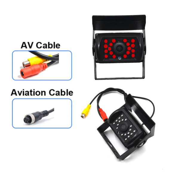Heavy Duty 18 LED Rear View Camera For Trucks RVs Trailers Night Vision - stepyours.com