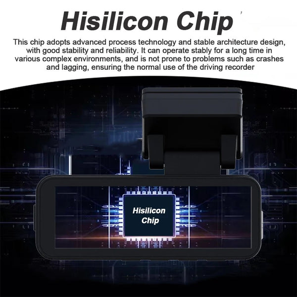 Acceo 4K Dash Cam With GPS WiFi Dual Lens Night Vision Front Rear - stepyours.com