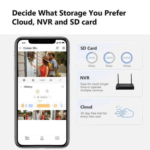 IMOU Cruiser SE Plus Outdoor WiFi Camera AI Human Detection Night Vision - stepyours.com